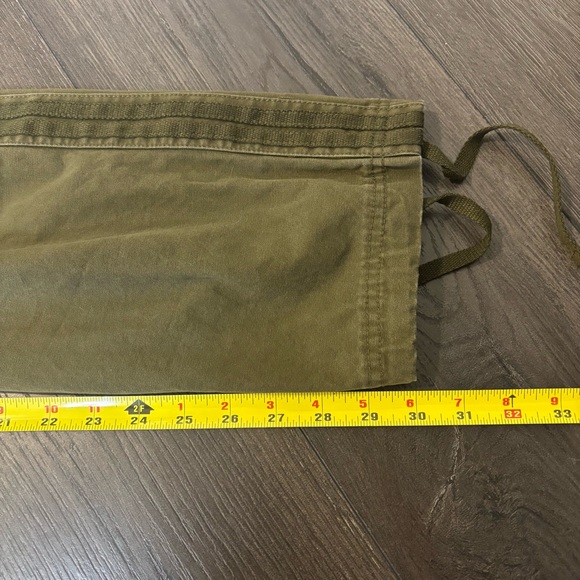 Free Knight Pants Mens 31x30 Olive Green Cargo Canvas Paratrooper Army Military - Picture 3 of 5